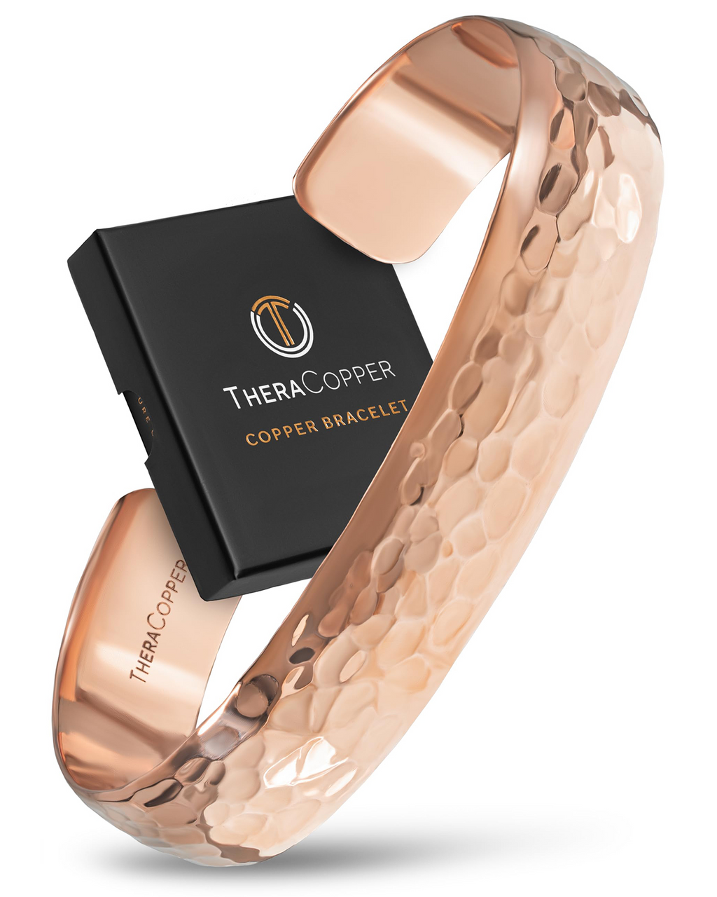 Pure Copper Cuff Bracelet – Hammered