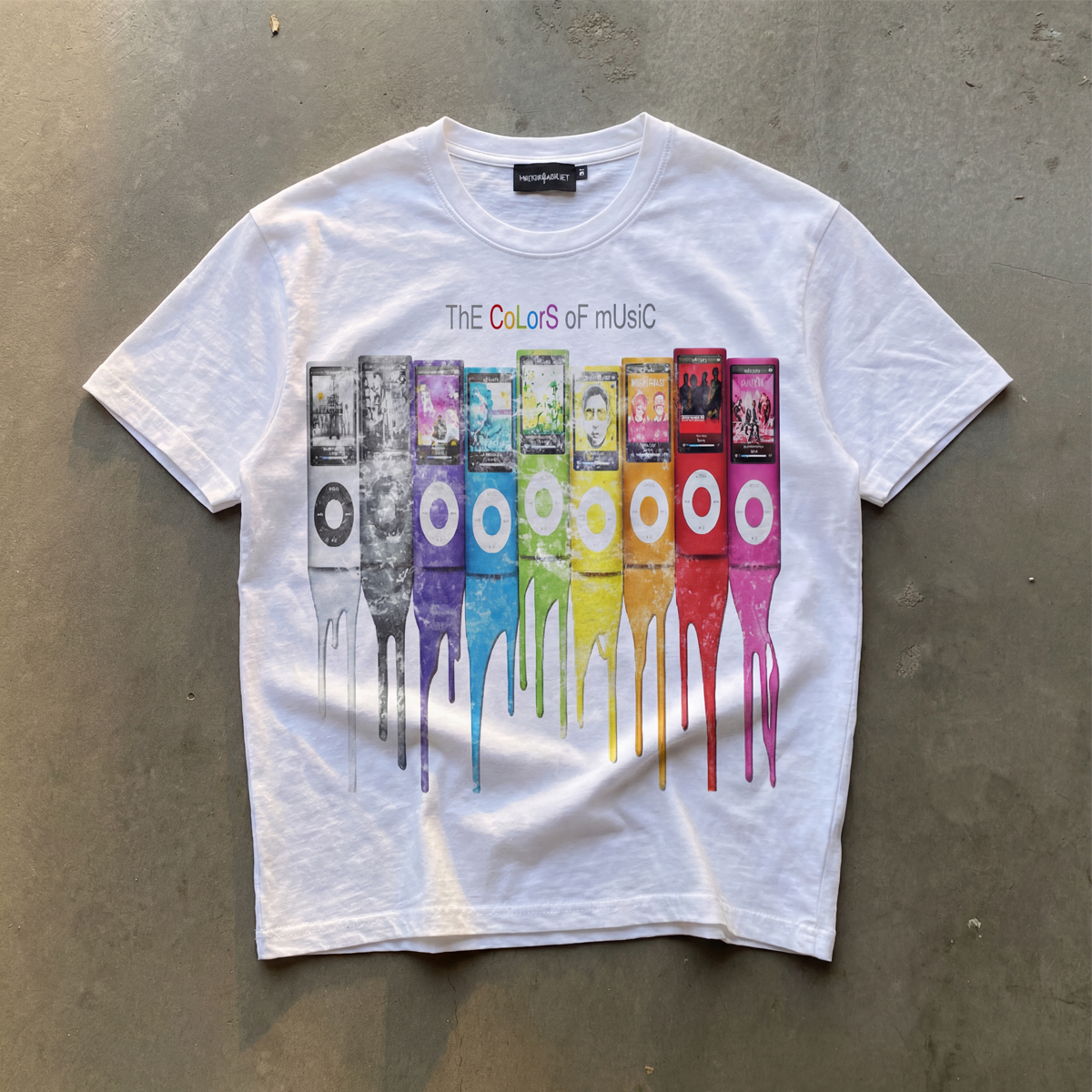 Colors Tee Streetwear Graphic Y2K Unisex Regular Fit Crew Neck T Shirt 220GSM Cotton