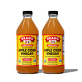 Bragg Organic Raw Apple Cider Vinegar with the Mother – 16 oz, 2-Pack