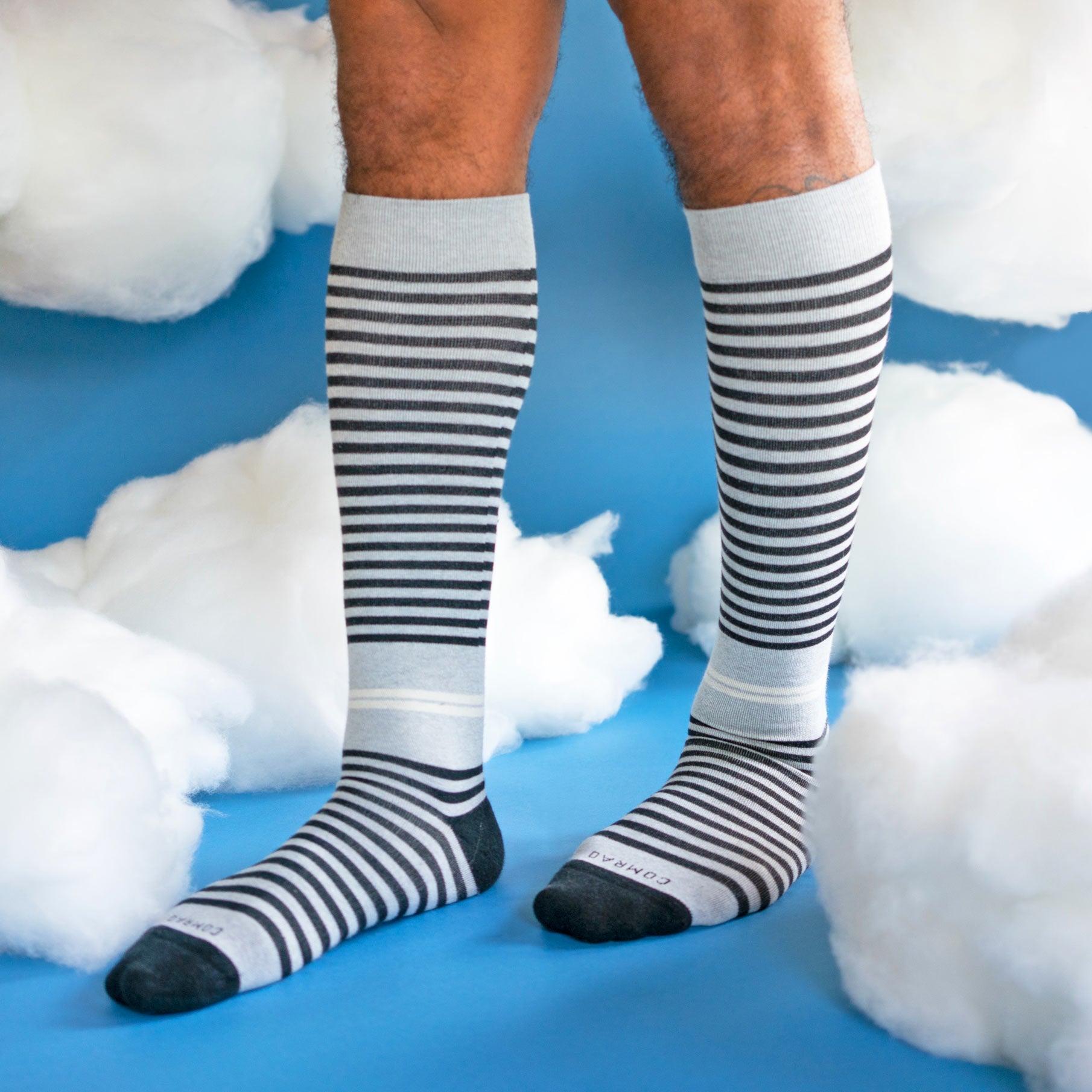 CloudCotton Compression Socks - Stripes