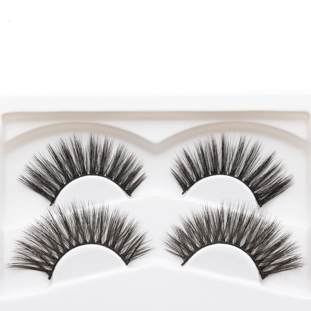 Gluten-Free Vegan Lash Kit – No-Glue Reusable Lashes, Nut-Free & Waterproof Liner
