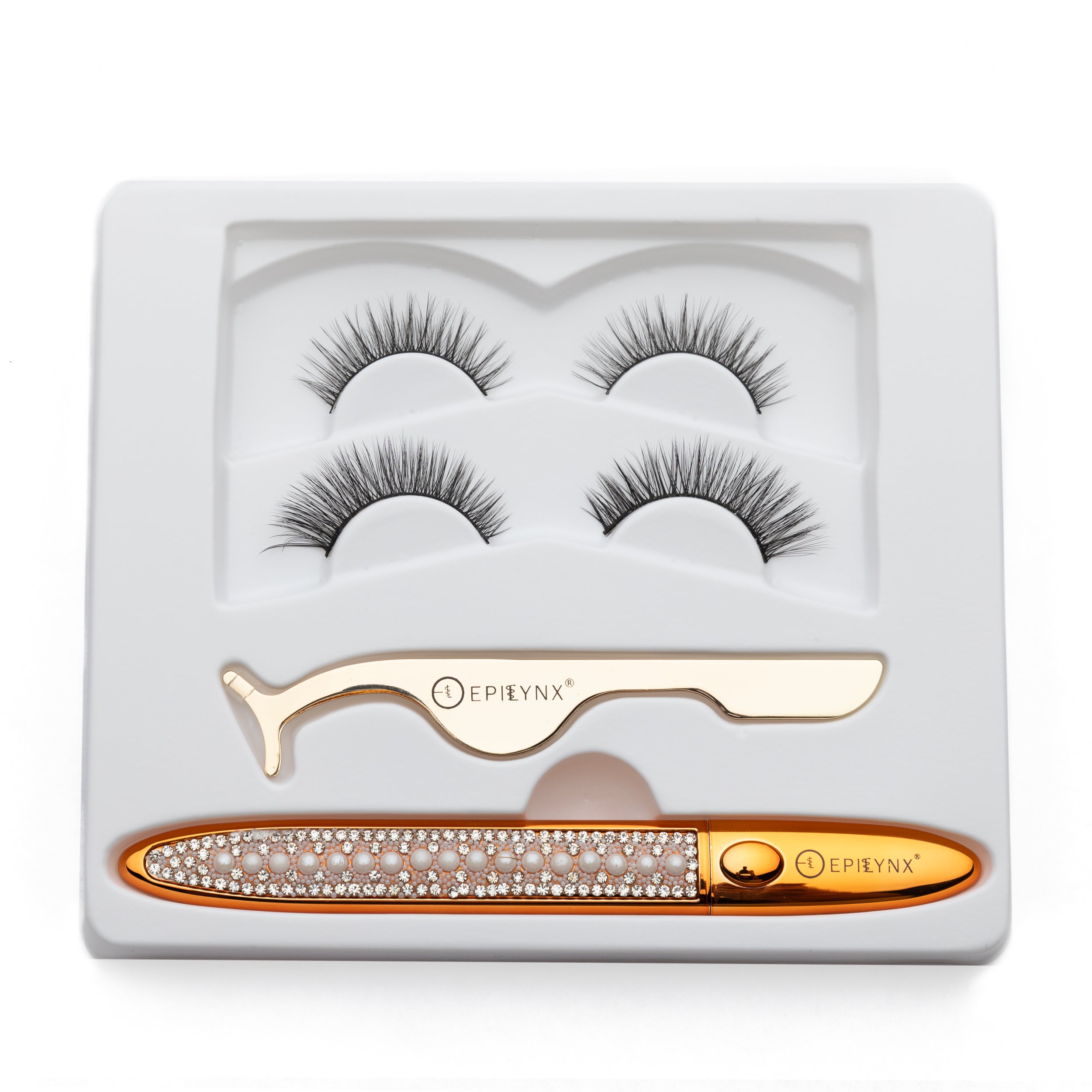 Gluten-Free Vegan Lash Kit – No-Glue Reusable Lashes, Nut-Free & Waterproof Liner