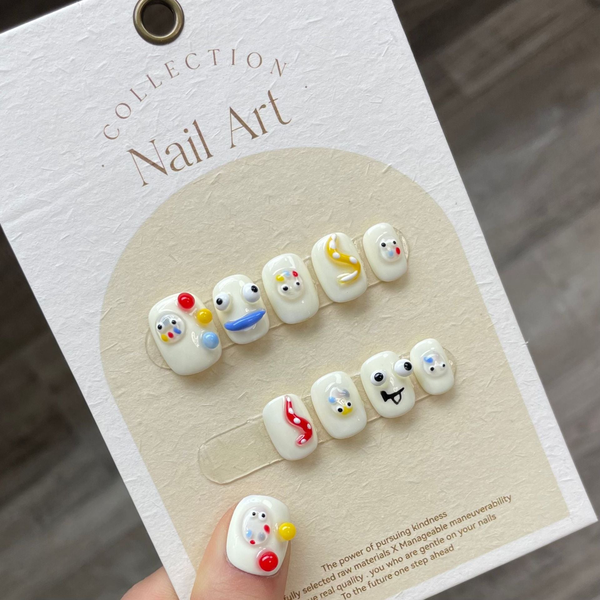 0938- Handmade press on nails fake nails removable