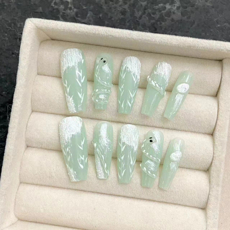 1023- Handmade press on nails fake nails removable
