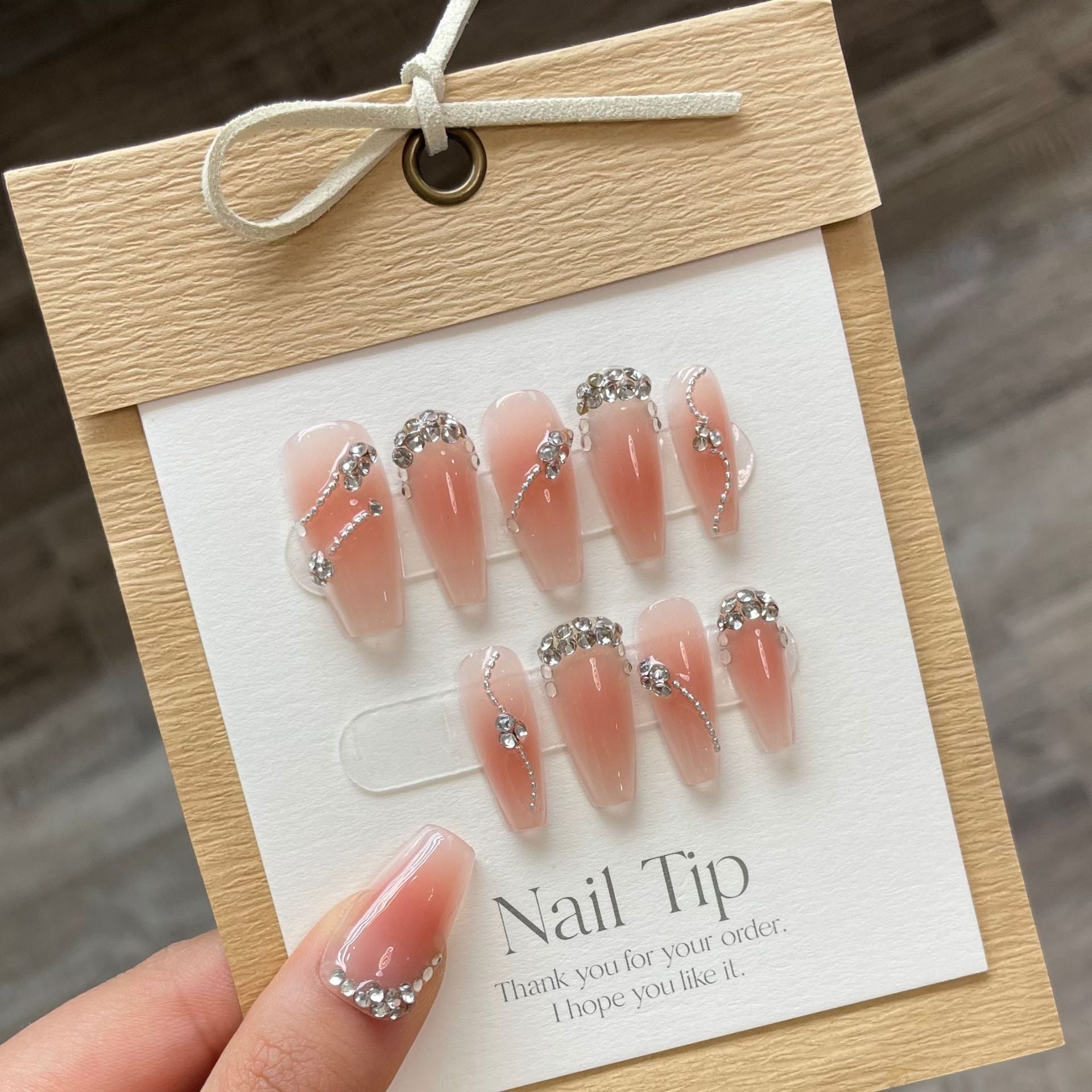 0938- Handmade press on nails fake nails removable