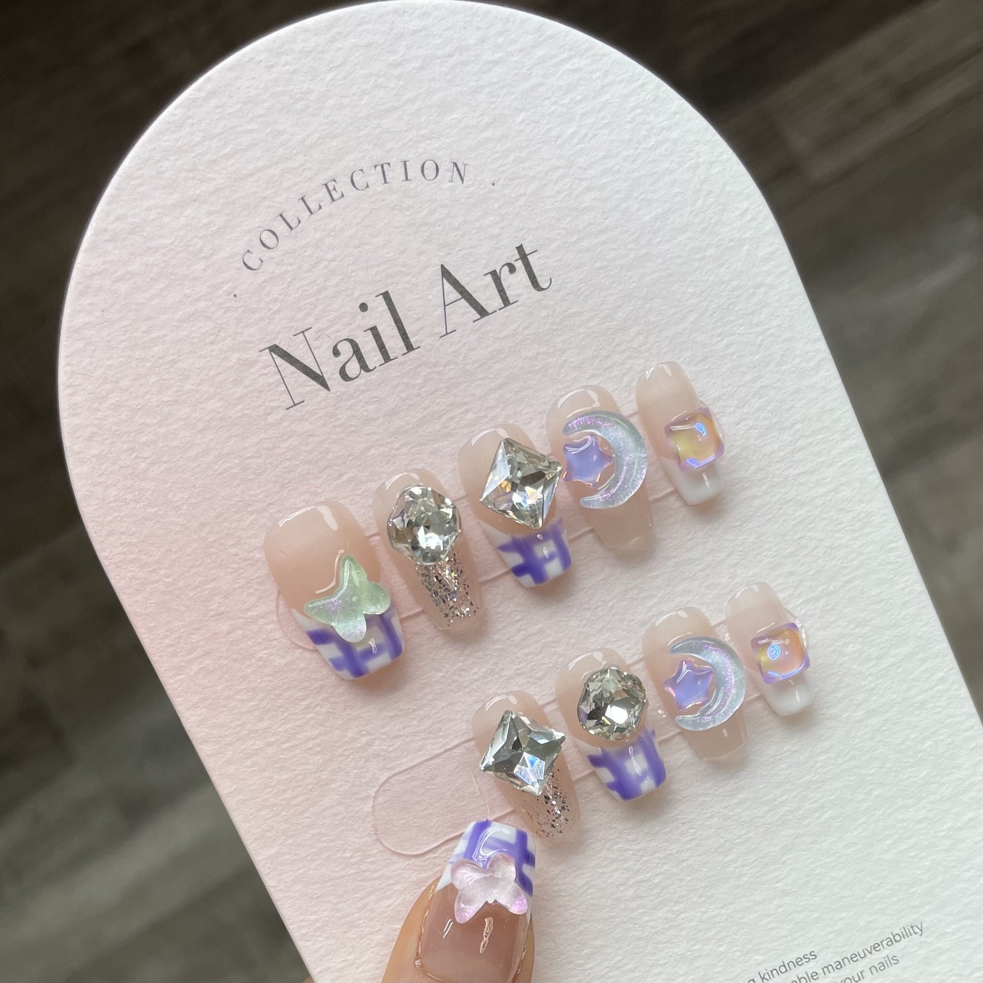 0938- Handmade press on nails fake nails removable