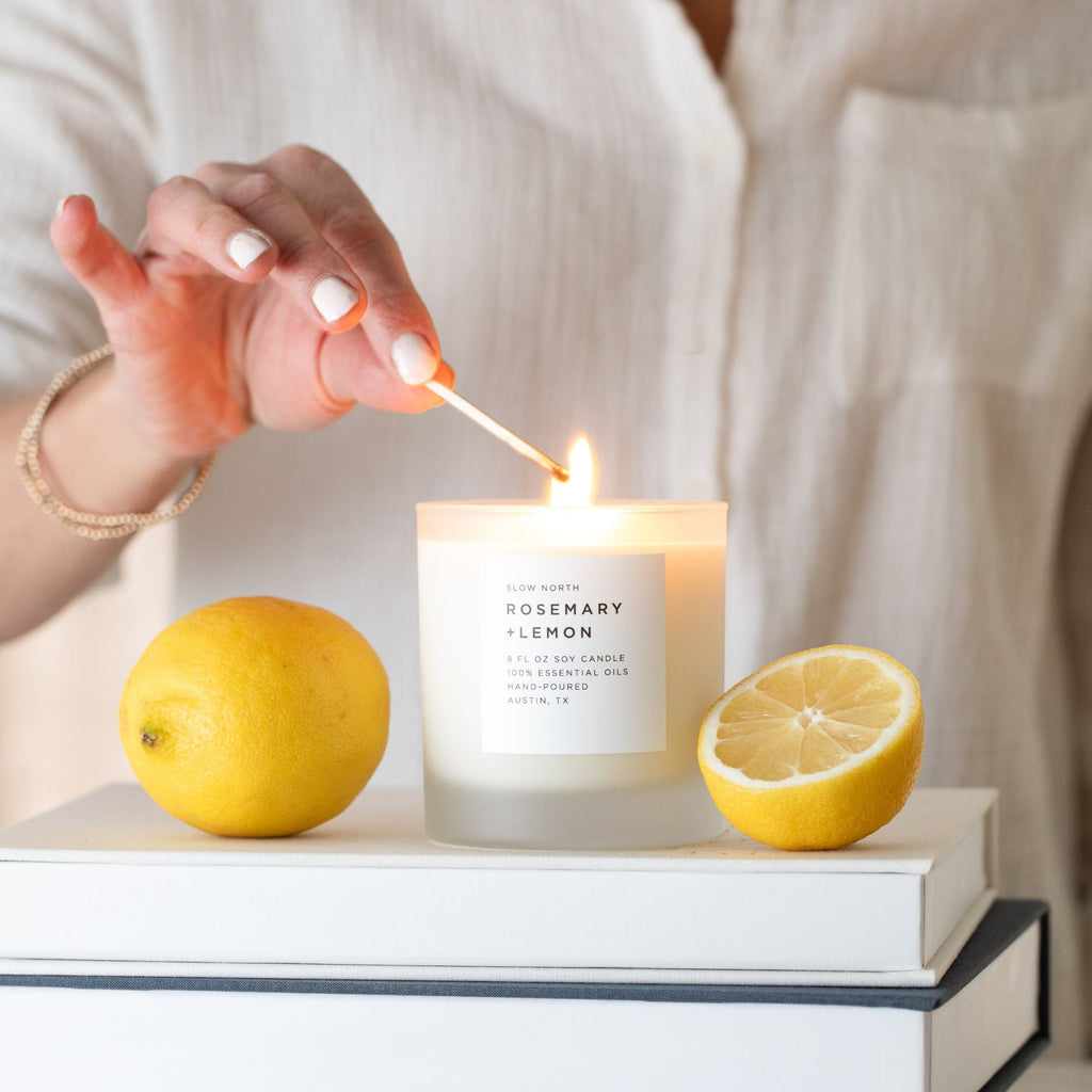 Rosemary + Lemon - Signature Candle