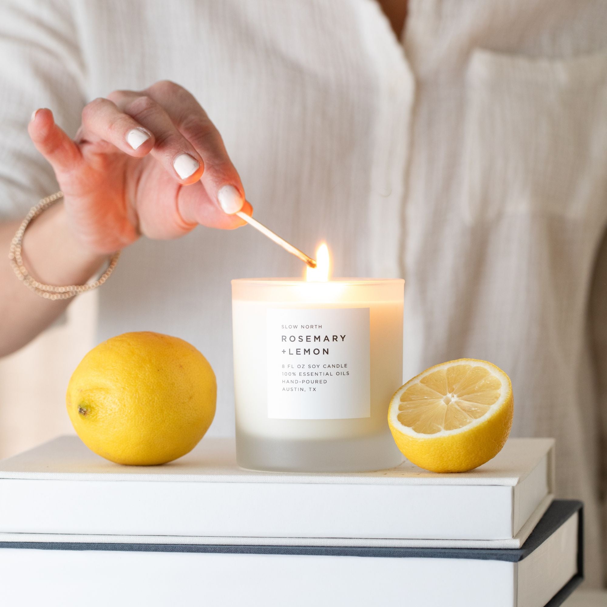 Rosemary + Lemon - Signature Candle