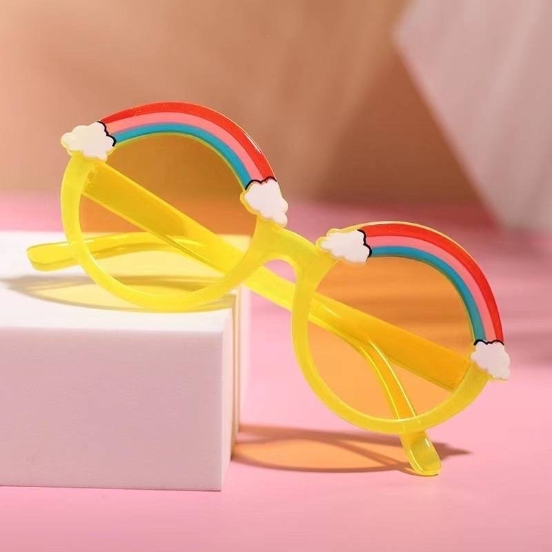 Rainbow Kids Sunglasses – 100% UV 400 Protection Toddler Sun Glasses for Beach & Outdoor Play