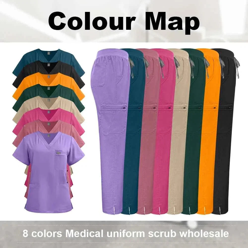 Niaahinn Medical Uniform Scrub Set