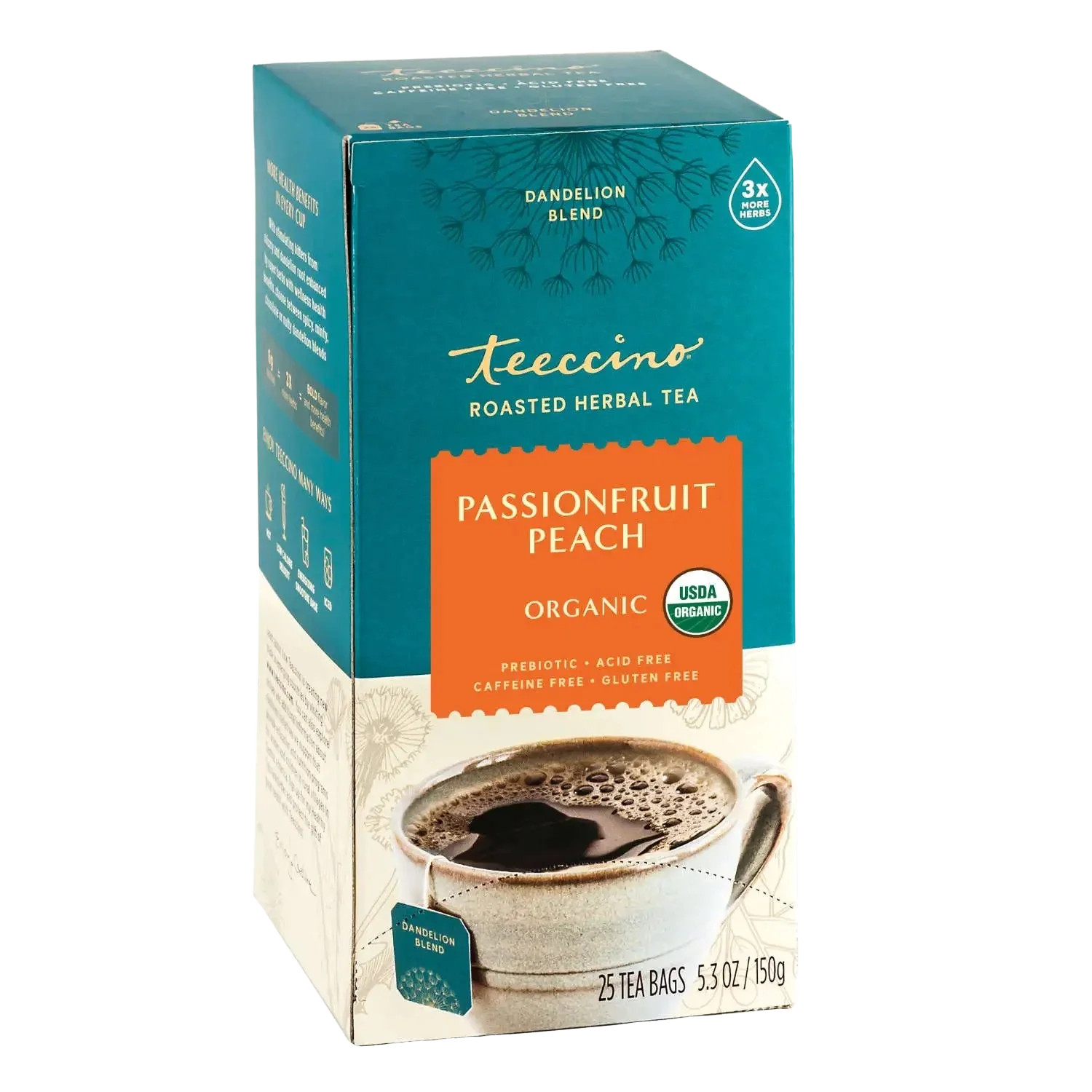 Dandelion Passionfruit Peach Roasted Herbal Tea