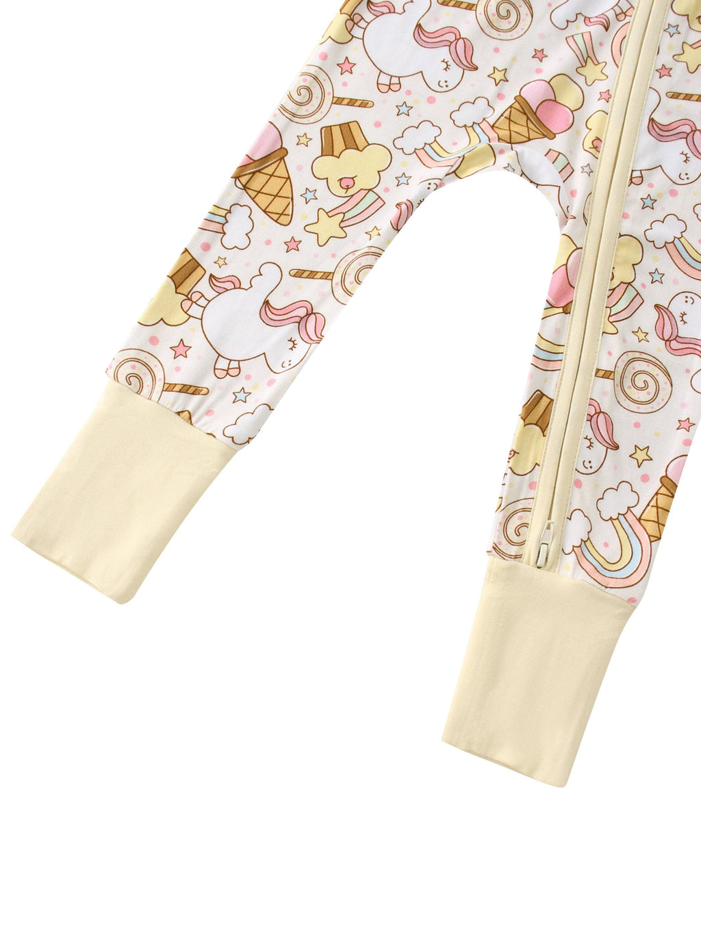 Posh TOT Sweet Treats Bamboo Baby Convertible Zippy Romper