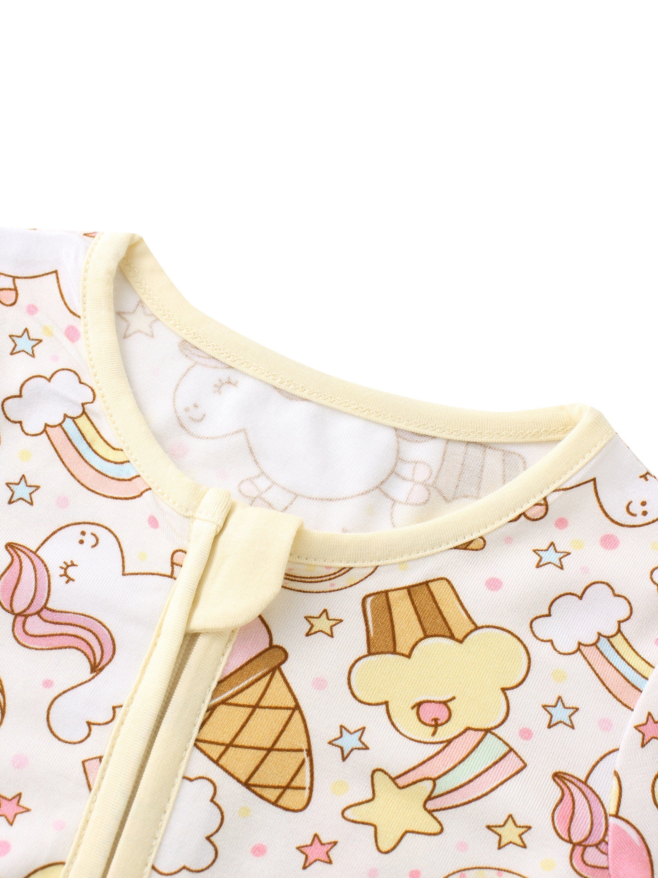 Posh TOT Sweet Treats Bamboo Baby Convertible Zippy Romper