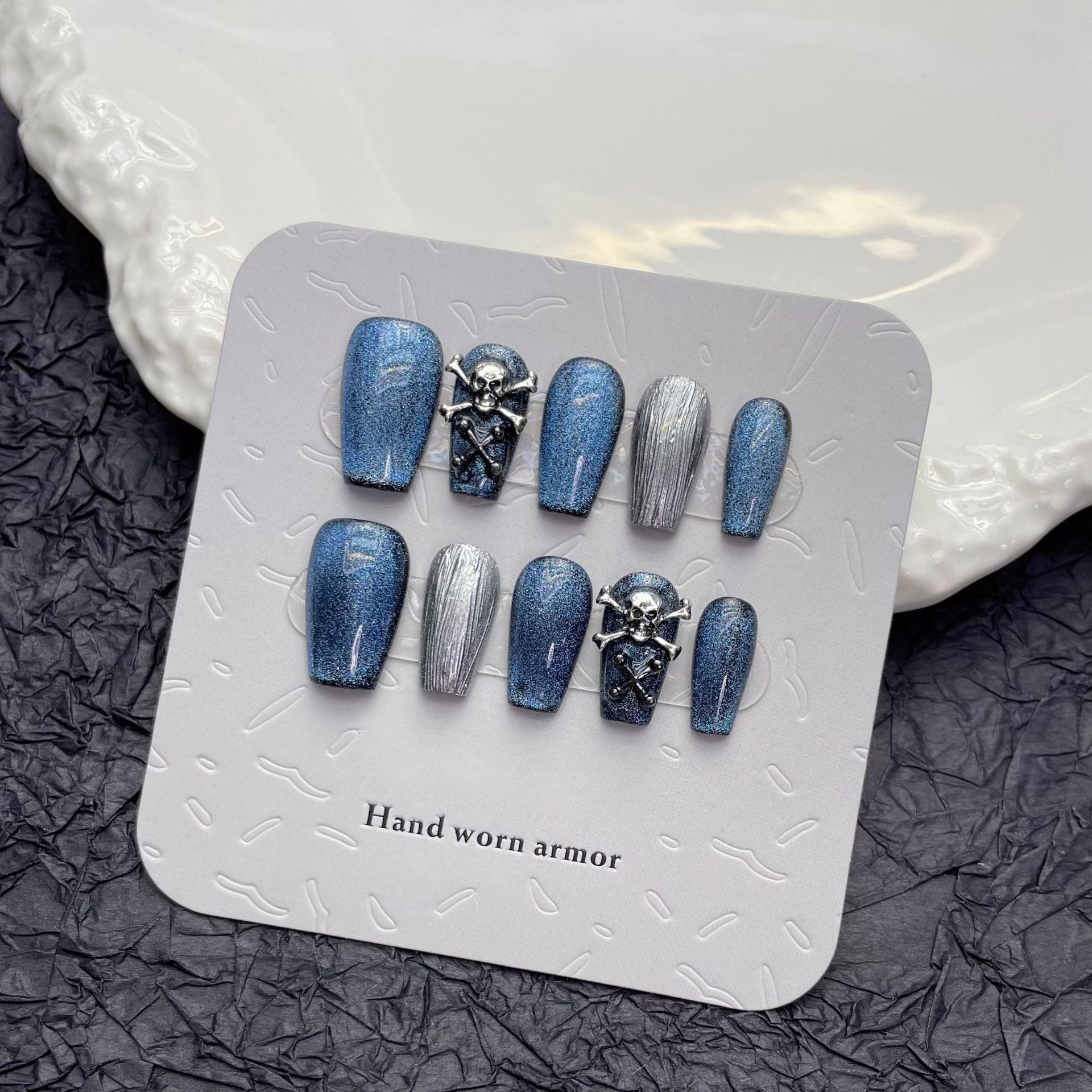 0938- Handmade press on nails fake nails removable