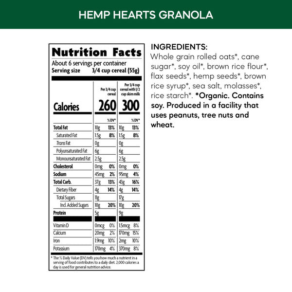 Nature's Path Hemp Hearts Granola