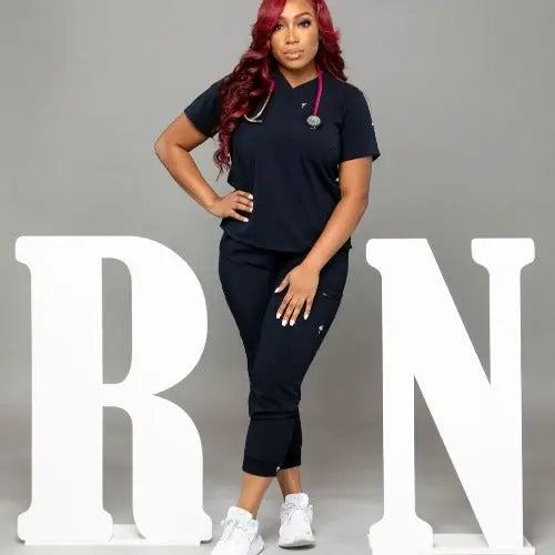Giant Wooden RN Nurse Graduation Photo Props | 3-Foot Letter Set for Nursing Portraits