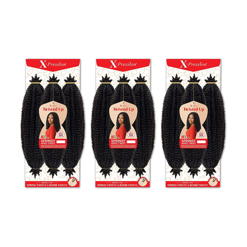 Outre Crochet Braids X-Pression Twisted Up 3X Springy Afro Twist 16"