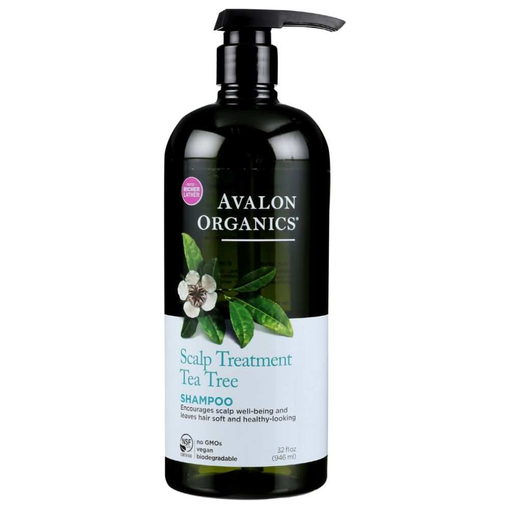 AVALON ORGANICS: Scalp Treatment Tea Tree Shampoo, 32 oz